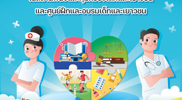 คู่มือแนวทางการพัฒนาระบบบริการสุขภาพ สำหรับเด็กและเยาวชน ในสถานพินิจและคุ้มครองเด็กและเยาวชน และศูนย์ฝึกและอบรมเด็กและเยาวชน (พ.ค. 2568)